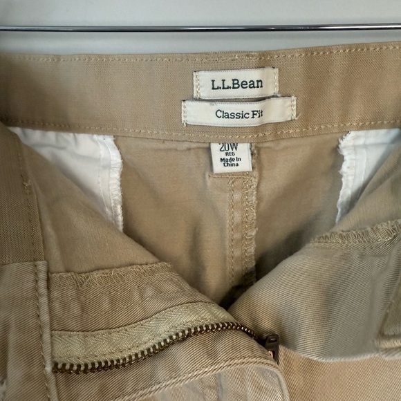LL Bean Classic Fit Khaki Skirt – Size 20W Regular - Picture 4 of 4